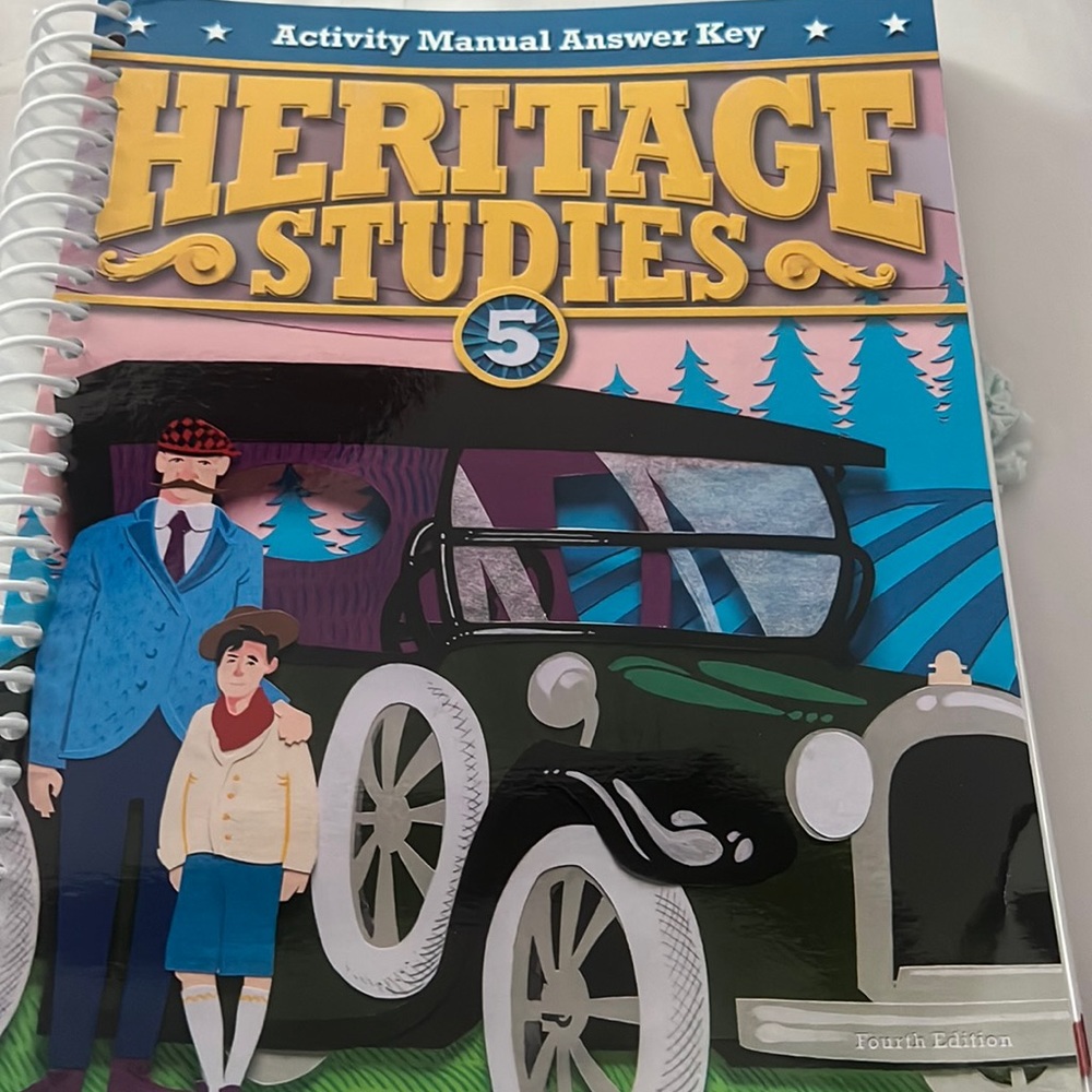 BJU Heritage Studies 5 Activity Manual fourth edition
